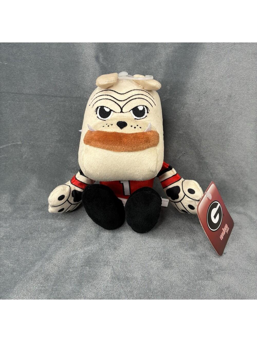 Bleacher Creatures Georgia Bulldogs Hairy Dawg Sitting Plush 8" NCAA NWT